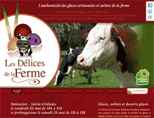Tablet Screenshot of delices-de-la-ferme.fr